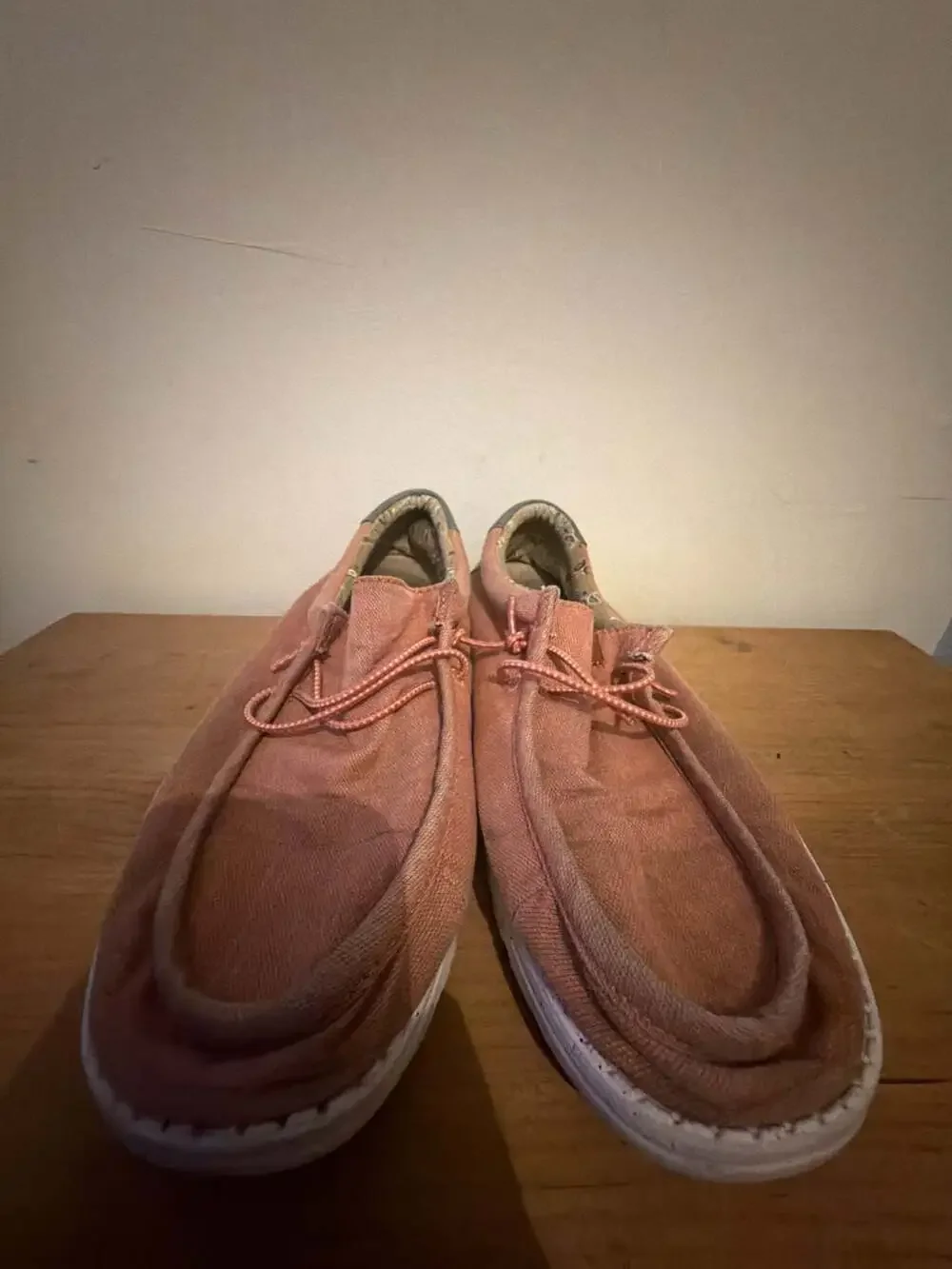 Hey Dude Wally Washed Canvas Slip-On Loafer Shoes